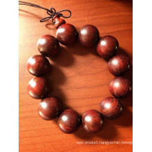 Fashionable Round Red Sandalwood Beads